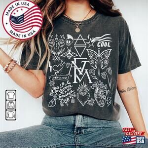 Florence And The Machine Doodle Art Shirt Album Lyrics Tattoo Tour Tee